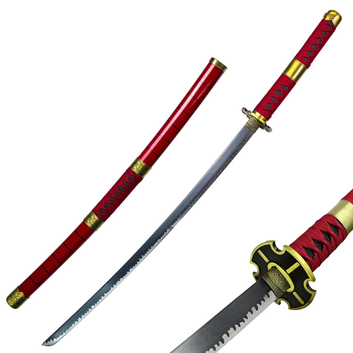 Katana Sandai Kitetsu de Madera – Zoro One Piece